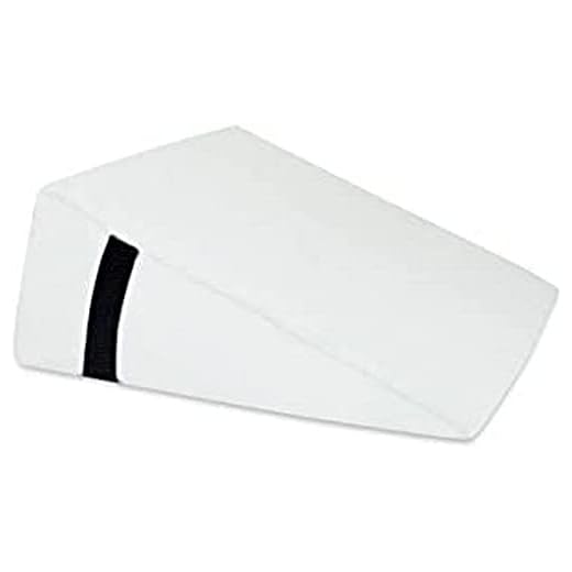 QUIRUMED Cojín Triangular, Medidas 28 x 30 x 13 cm, Color Blanco, Ergonómico, Polipiel, Relleno Flexible, Cojín Masaje, Fisioterapia, Apoyo para la Espalda