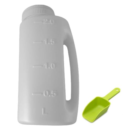 JHIALG Maceta esparcidora ajustable de gran capacidad para sal, nieve, fertilizantes y semillas M7s2 - Para cultivar césped de jardinería
