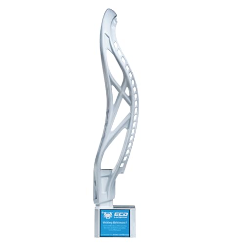 ECD Lacrosse Delta Defense Head (Delta - Unstrung Head, White)