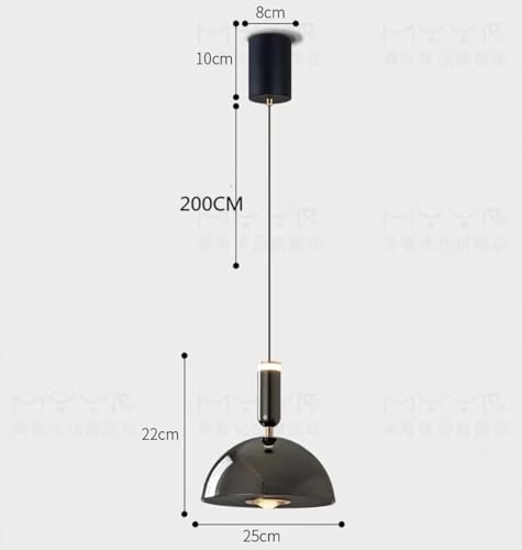 Lámpara colgante rosa para dormitorio con luz cálida sin fatiga visual 3