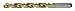 Viking Drill and Tool 08820#53 Type 240-D 135 Degree Split Point Cobalt Jobber Gold Finish Drill Bit (12 Pack)