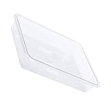 Generic 透明トレー アクリル製 キッチン用品 ダイニングプレート お菓子やフルーツの盛り付けに適したカウンタートレイ パーティー イベント 食事の準備に便利 (27x21cm)