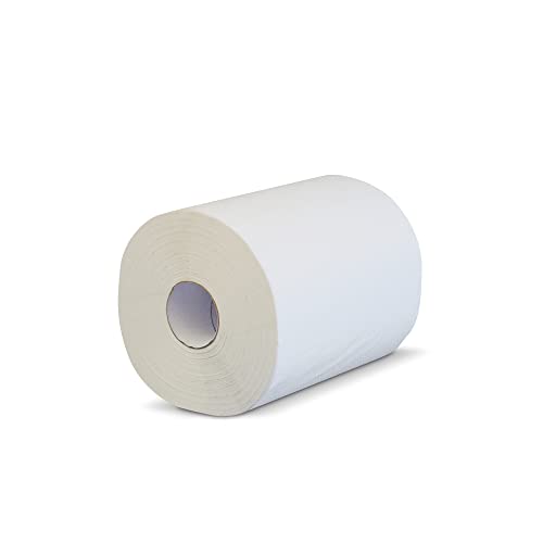 Papel Toalha Bobina Folha Simples Branco 6x200m Baby