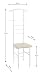 Haku Möbel 80088 Silla de valet 46 x 50 x 119 cm,...