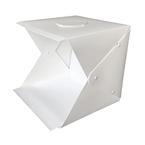 HOMSFOU 1pezzi Piccolo Portatile Per Fotografia Led Softbox Due Colori Sfondo Per e Facile Assemblare e Utilizzare