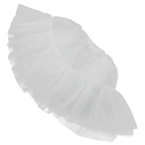 Jupon de robe à crinoline élégant en tulle blanc de qualité supérieure