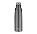 ThermoCafé Butelka na napoje, izolowana butelka na wodę, butelka izolowana, termos 0,5 l chłodny szary