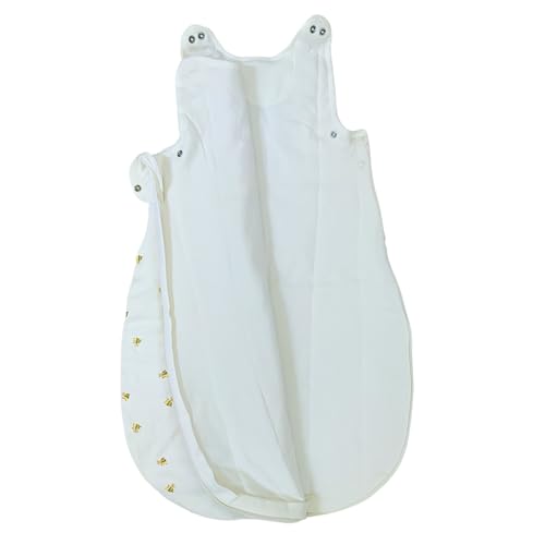 Image of Pure Cotton Baby Sleeping Sack Bag, Baby Sleeping Pod, Inverted Zipper, Snap Buttons, Inner Padding Filling