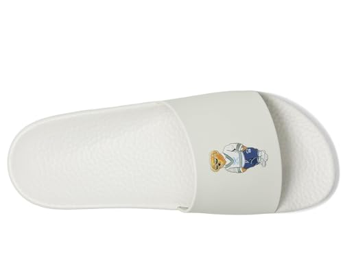 Polo Ralph Lauren, Men's, Polo Bear Slide, Heritage Bear - Deckwash White, 15, Medium2