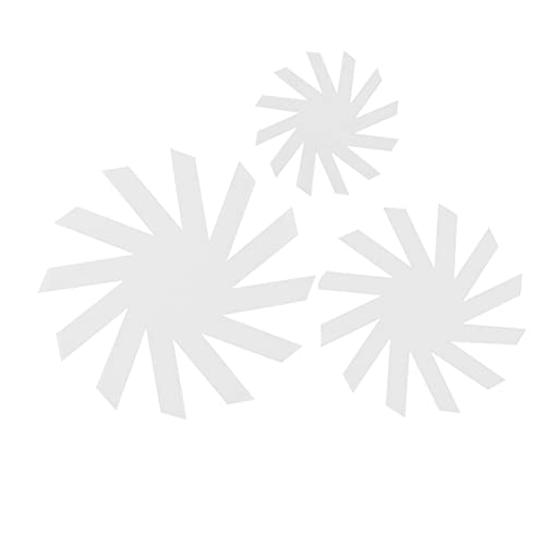 3Pcs 8in 12in 15in Woven Spiral Storage Basket Cutting Ruler Template Basket Templates For, Multifunctional Accessory For Home Use