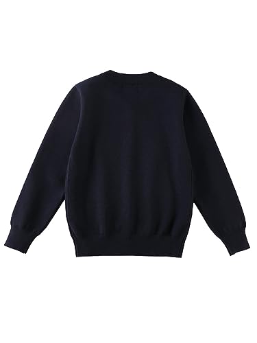 Smith's American Girls' Crew Neck Cardigan - Navy, 3t3