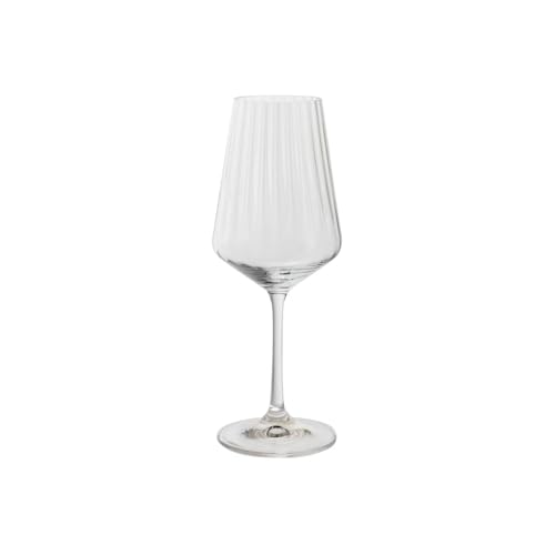 Dartington Crystal Cheers! Optic White Wine Glasses – 350ml Set of 4 - Image 4