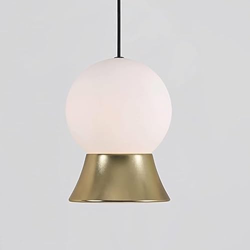 Luminaire suspendu en verre moderne pour décoration de chevet