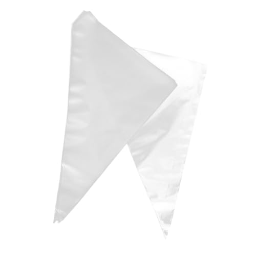 FUNOMOCYA 100PCS Non Slip Decorating Piping Bags Disposable Pastry Bags for Icing Cream and Cookie Decorating Transparent Burst Cake Supplies