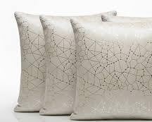 Luxury Velvet Throw Pillow Cover with Gold Geometric Foil Print – Silver | 16 x 16 Inch | Pack of 2-picture-11