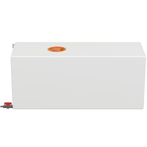 Image of TORVA 60 Gallon Fresh Water Tank, BPA Free Water Tank for Drinking, Cooking, Cleaning, Showering, Portable Water Storage for Campers, Trailers, Motorhomes, RVs (44.5'' x 18.9'' x 16.5'')
