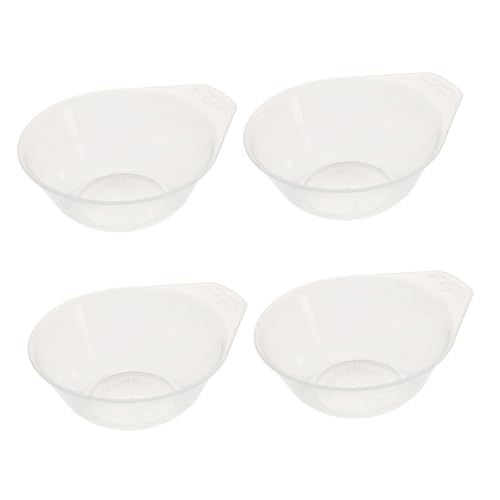 BRIGHTFUFU 4 Pcs Mini Outdoor Bowls Small Bowls for Dips Lightweight Compact Easy to Clean Versatile for Soup Salad Noodles Camping Picnic Kitchen Party