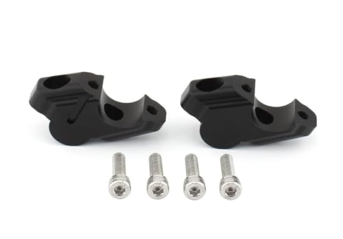 Pontets de guidon de moto adaptateur rehausseur décalé pour pince 22mm 28mm