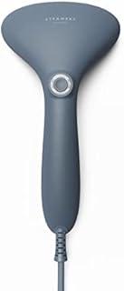 Steamery Handheld Clothes Steamer Cirrus 2, 1500W, UK Plug, Stainless Steel Mouthpiece, 25 Second Fast Heat Up, Garment Wrinkles Remover, Blue