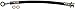 Dorman H621755 Brake Hydraulic Hose Compatible with Select Suzuki Models
