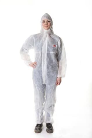 3M™ 4500 Traje de protección en polipropileno, blanco, talla M - Pack de 20 Unidades