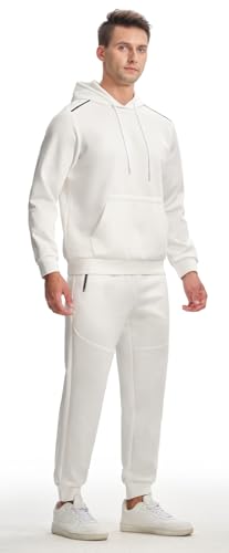 Rdruko Men's Tracksuits Sweatsuits 2 Piece Jogging Casual Athletic Hoodie and Sweatpants Set for Men3