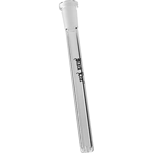 Black Leaf | Bong Adapter - Wirbeldüse | aus Borosilikatglas | 170mm | NS 19/14 Inside Cut | Bong Zubehör Glasshillum