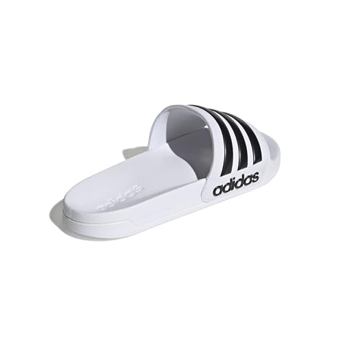 Image of adidas Women ADILETTE SHOWER Synthetic Swim Slide FTWWHT /GOLDMT /BOGOLD | LUT50