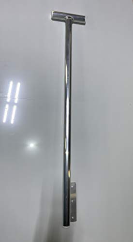 Metalworx T-bar Grab Bar for Gheenoe, Aluminum, Silver, Classic Style