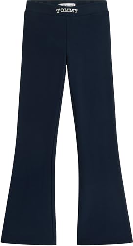 Legging Flare Fille Tommy Hilfiger Kg0kg08980 Longueur Totale Idéal pour l'École