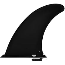 NACATIN Paddle Board Fin 9" Surfboard Fin,PVC Detachable Quick for Most SUPs, Surfboard, Stand-up Paddle Board, Longboard, Inflatable Paddleboard