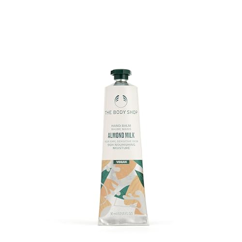 The Body Shop Almond Milk Hand Balm – Moisturizes and Protects Sensitive Skin – 1.0 Fl Oz