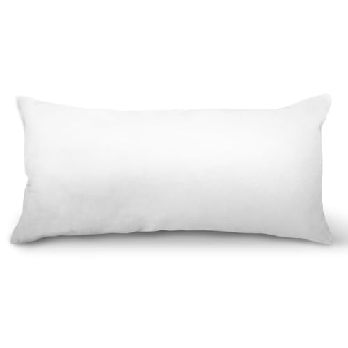 PRIMLECT Nap Mat Pillow Insert Replacement, Soft and Fluffy, Fits Toddler Sleeping Bags, 21 x 10 Inches, for Boys and Girls in Daycare, Preschool, Kindergarten