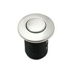 Rohl AS425PN Air Activated Switch Button for Waste Disposal, Polished Nickel