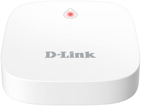 D-Link Wi-Fi Water Sensor Add-on, Long Range Battery Powered, Compatible Only with DCH-S1621KT, Whole Home with App Notifications (DCH-S163), White
