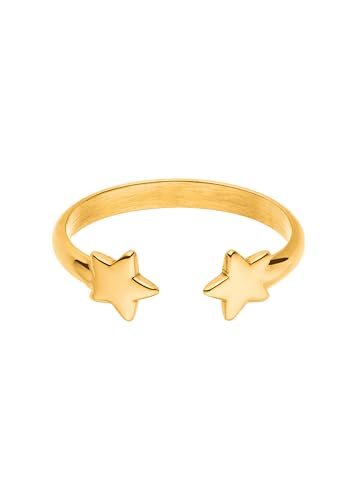 Bague deux étoiles Purelei Hoku avec pochette cadeau taille ajustable