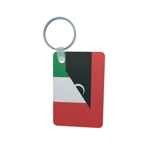 U24 Porte-clés Libye Italie Aluminium 50 x 47 mm