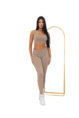 Conjunto Canelado Legging + Top