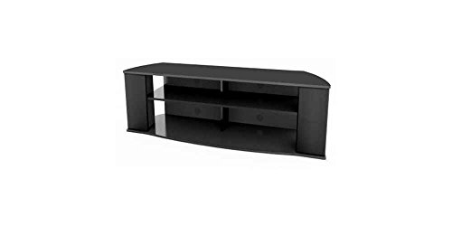 Prepac Essentials TV Stand, Black, 60"