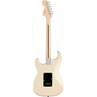 Squier FSR Affinity Series™ Stratocaster® HSS, Laurel Doigts, Blanc Olympic - Les Beatles, Paul McCartney, John Lennon, RIngo Starr, George Harrison Squier FSR Affinity Series™ Stratocaster® HSS, Laurel Doigts, Blanc Olympic – Image 2