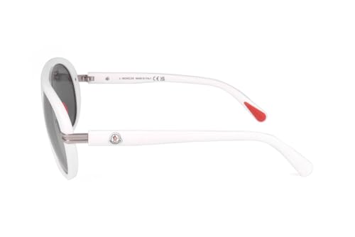 Image of Moncler Navigaze Sunglasses ML0240 21C White 57mm