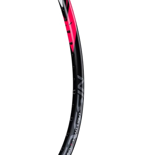 Image of Li-Ning Bladex Assassin Unstrung Badminton Racquet, Carbon Fiber Frame, Fast Swing Speed, High Control, Pearly White /Black (4U5)