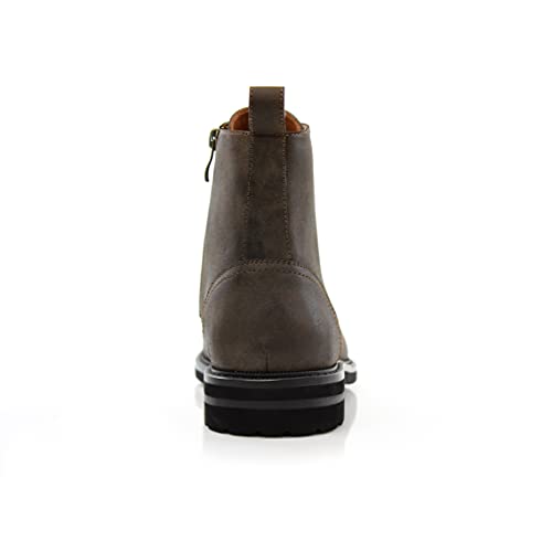 Image of Polar Fox Men's Ankle Dress Boots | Lace-up Casual Fashion Boot Collection | Cap Toe & Plain Toe Styles |