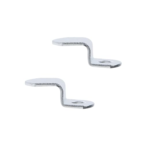 Image of T Tulead 20PCS Offset Canvas Clips Single Hole Mirror Clip Iron Offset Clips Framing Tools 1 /4 inch