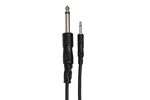 Hosa CMP-303 Mono Interconnect, 3.5 mm TS to 1/4 Inch TS, 3 Feet