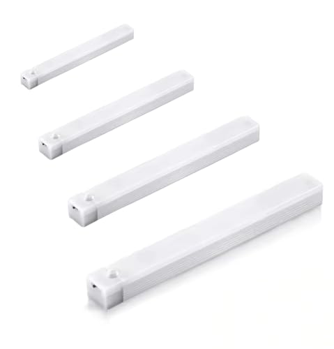 Kit de 4 tiras LED con sensor de movimiento luz cálida miniatura 1