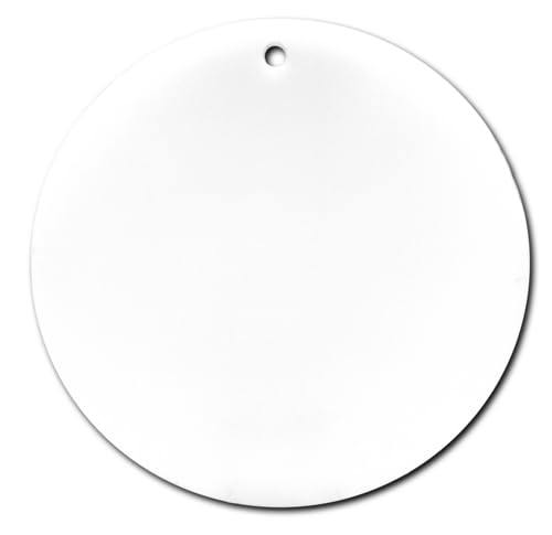 FSE PLRCB002 Cutting Board, 14" Dia. x 1/2" Thick, Round, Non-Skid, polyethylene, White