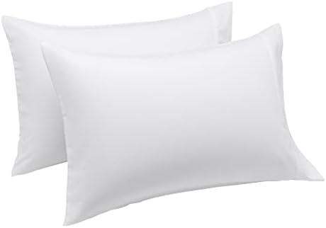 Amazon Basics Light-Weight Microfiber Pillowcases - 2-Pack, Standard, Mustard Yellow
