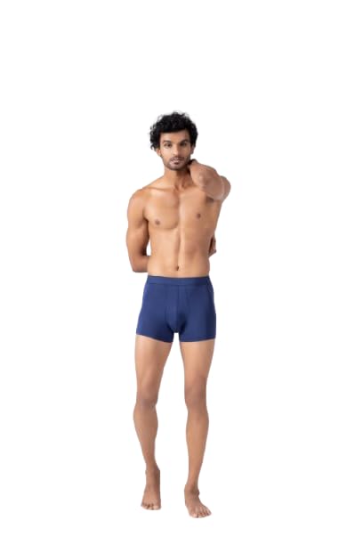 Image of HIELABS Micromodal Pouch Underwear for Men | Regular Fit Trunk | Ultra Soft & Breathable | Anti Odour | Ultrasoft Waistband | Men AllDayFit | Pack of 1 | Sizes S, M, L, XL, 2XL,3XL,4XL,5XL