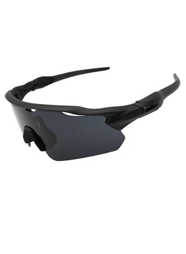 Óculos De Sol Esportivo Ciclismo Proteção Kit Polarizado Original Baixa Pace Pedal Bike Beach Tennis Ftv Corrida UV400 Unissex - Modelo Race - Cacife Brand (Preto)
